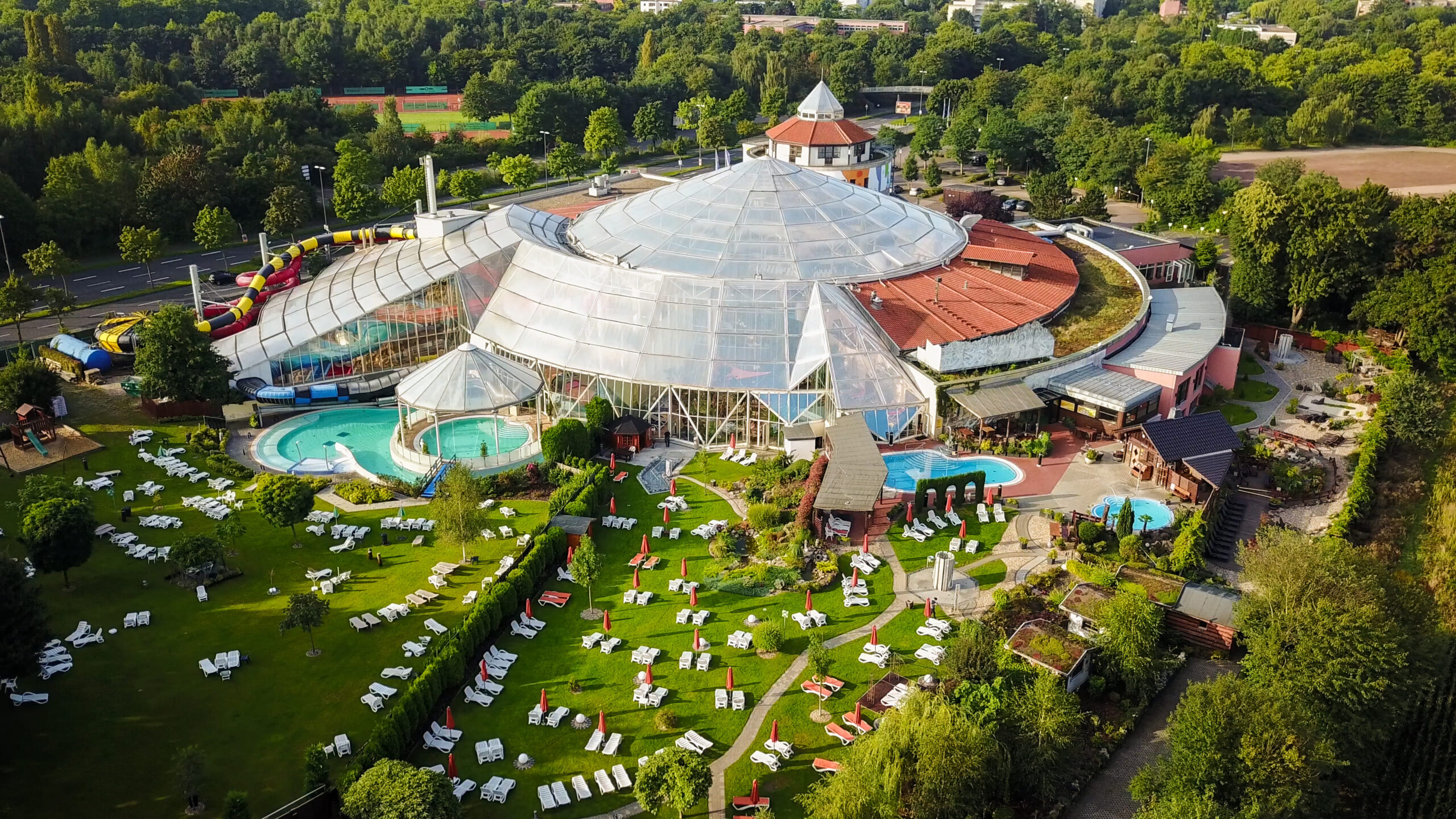 Aqualand Köln Luftaufnahme